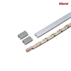 LED area lightbar LED 2-Link FLOOD, 30cm, for LED 2-Link profiles, CRi>95, 4.8W 3000K 280lm 120, anodised alu