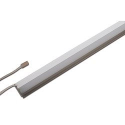 Eclairage sous meuble haut bas IP20, acier inoxydable, opale  5