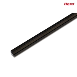 LED corner profile 19mm for covering profile 15mm, length 100cm, black