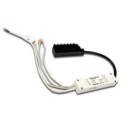 Contr�leur 24V RGBW contr�lable par DALI, RGBW, 7 fois, blanc mat