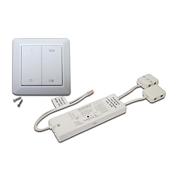 radio wall switch DYNAMIC DIM+CCT ZIGBEE / ALEXA - 24V set of 1, kinetic, ZigBee control signal output (WiFi), 15 channel