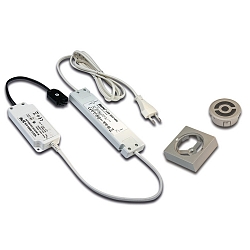 Transformateur LED 350 3 fois, version pour montage encastr�, avec prise de courant, contr�lable par radio