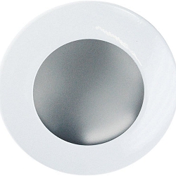 Downlight DL7501 rond, rigide GU10 IP64, blanche gradable
