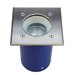 Projecteur encastr� SPANDAU angulaire, pivotant, accessible, c�bl� en continu GU10 IP67, acier inoxydable, d�gager gradable
