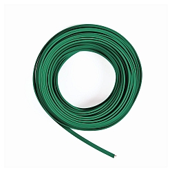 Illumination cable, flat cable, 50m, 230V AC, IP44, green