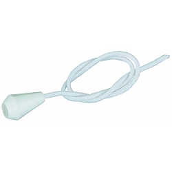 C�ble sans rosette, blanche
