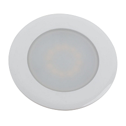 LED Recessed spot CASABLANCA, 2W, 3000K, 120lm, IP44, chrome