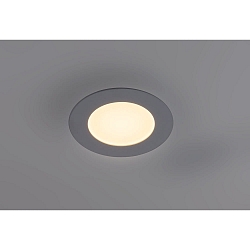 Downlight LYON rond, dimmable IP20, argent gradable