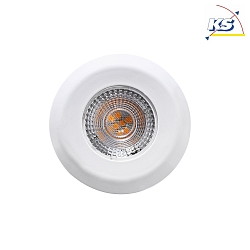 LED Recessed spot DL7202, 82mm, 38, 5W, 3000K, 380lm, IP44, white