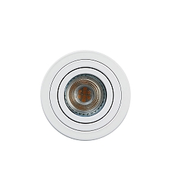 Surface mounted spot ADL9001, round, GU10, IP20, 25° swiveling, white