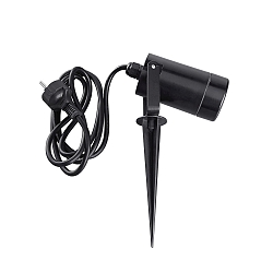 Lampe à piquet de terre BURANO avec prise de courant GU10 IP44, noir  gradable