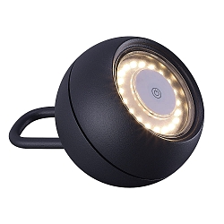 Lampe de table � accu PHERA avec batterie, avec variateur tactile IP54, anthrazit gradable