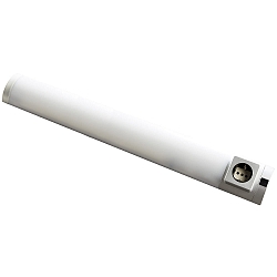 under-cabinet luminaire DETMOLD with switch, with socket IP20, silver matt  8W 420lm 4000K 120� 120� CRI 80 67.9cm