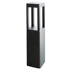 Luminaire en forme de borne TOSKANA II carré, commutable, reculer IP65, anthrazit 