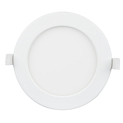 Plafonnier encastré LE MANS rond IP44, blanche gradable