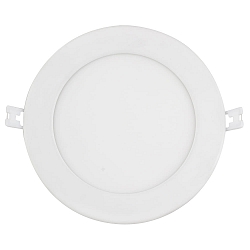 Plafonnier encastré LE MANS rond IP44, blanche gradable