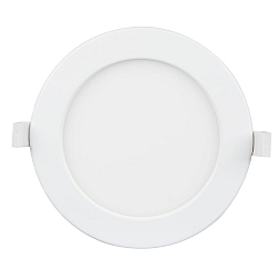 Plafonnier encastré LE MANS rond IP44, blanche gradable