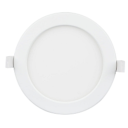 Plafonnier encastré LE MANS rond IP44, blanche gradable