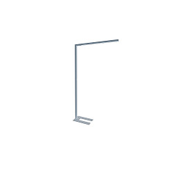 Lampadaire LINEAR haut bas IP20, argent gradable