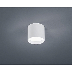 Luminaire de plafond DORA rond IP20, satin�, blanc mat 