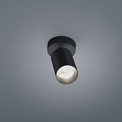 Spot RIWA � 1 flamme IP20, noir mat gradable
