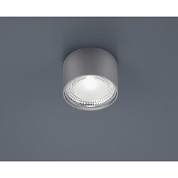 Luminaire de plafond KARI rond IP30, nickel mat gradable