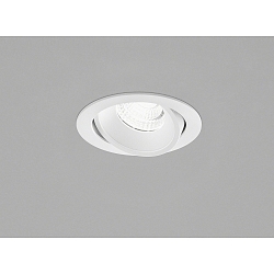 Plafonnier encastr� SID IP65, blanc mat gradable