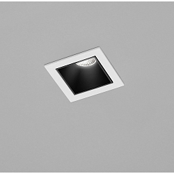 Plafonnier encastr� PIC angulaire IP20, noir, blanche