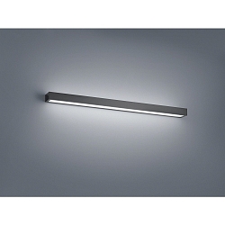 Luminaire de miroir THEIA 90 IP44, satin�, noir mat 