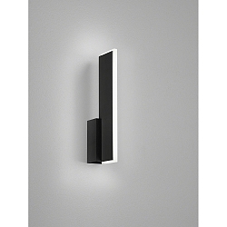Luminaire mural NEX IP20, satiné, noir mat 