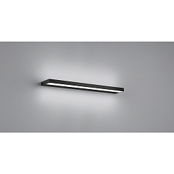 Luminaire de miroir SLATE 60 IP44, satin�, noir mat 