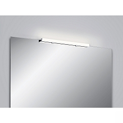 Luminaire de miroir LADO-S  60 court, commutable, étroit, avec diffuseur IP44