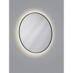 Miroir avec �clairage VIDO � 70CM Tunable White, indirect IP44, noir 