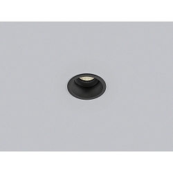 Plafonnier encastré NESO pivotant GU10 IP20, noir mat 