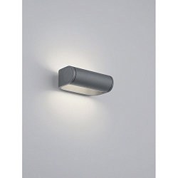 Luminaire mural d’extérieur LUZ44 rotatif, direct / indirect IP54, graphite gradable