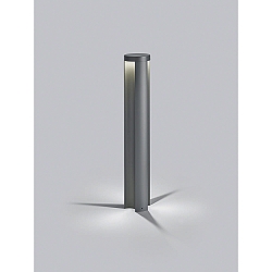 Borne d'éclairage SKY 3 fois, direct / indirect, commutable IP65, graphite 