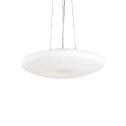 Luminaire à suspension GLORY SP5 D60 5 flammes E27 IP20, blanche 