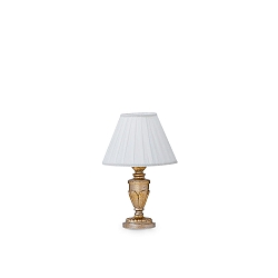 Lampe de table DORA TL1 SMALL E14 IP20, or antique, feuille d'or 