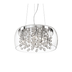 Luminaire à suspension AUDI-80 SP8 8 flammes G9 IP20, chrome 
