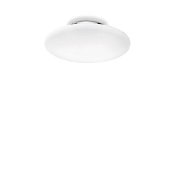 Ceiling luminaire SMARTIES BIANCO PL3 D50 Wall luminaire, 3 flames, E27, Ø 50cm, white