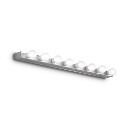 Luminaire de miroir PRIVE AP8 8 flammes E14 IP20, chrome 