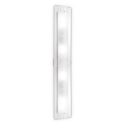Luminaire mural TUDOR AP4 4 flammes E14 IP20, transparent 