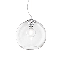 Pendant luminaire NEMO CLEAR SP1 D40, E27, Ø 40cm, transparent