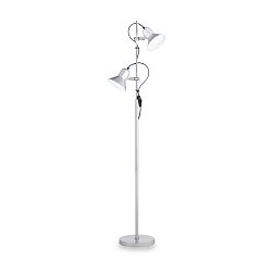 Lampadaire POLLY PT2 � 2 flammes E27 IP20, argent 