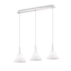 Luminaire à suspension COCKTAIL SB3 SMALL 3 flammes E14 IP20, blanche