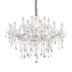 Lustre FLORIAN SP18 18 flammes E14 IP20, chrome 