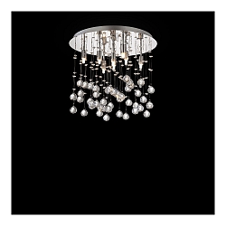 Ceiling luminaire MOONLIGHT PL8, 8 flames, G9, 40W, gold