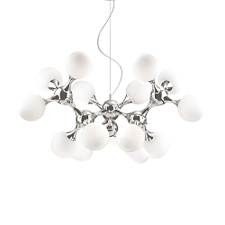 Luminaire à suspension NODI BIANCO SP15 15 flammes E14 IP20