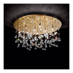 Ceiling luminaire MOONLIGHT PL15, 15 flames, G9, 40W, gold