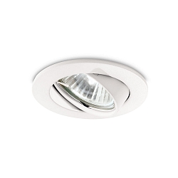 Lumi�re encastr�e SWING pivotant GU10 IP20, blanche